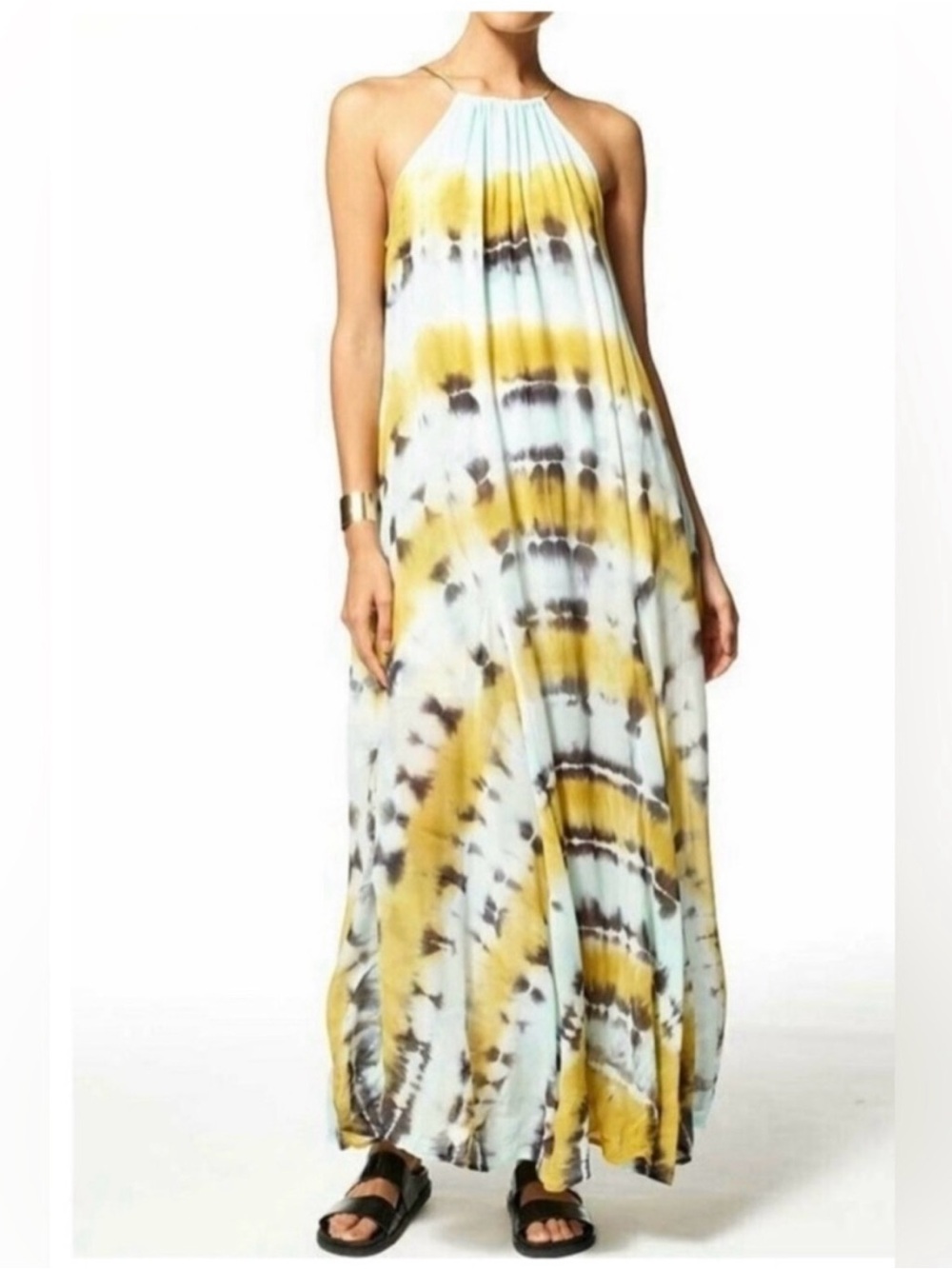 Young Fabulous Broke tie dye maxi dress Elie S